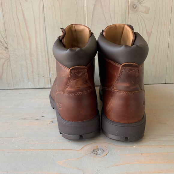 UGG STENTON COLD WEATHER WATERPROOF LEATHER/ SHEEPWOOL BOOTS, MEN US 13 … - Picture 7 of 9